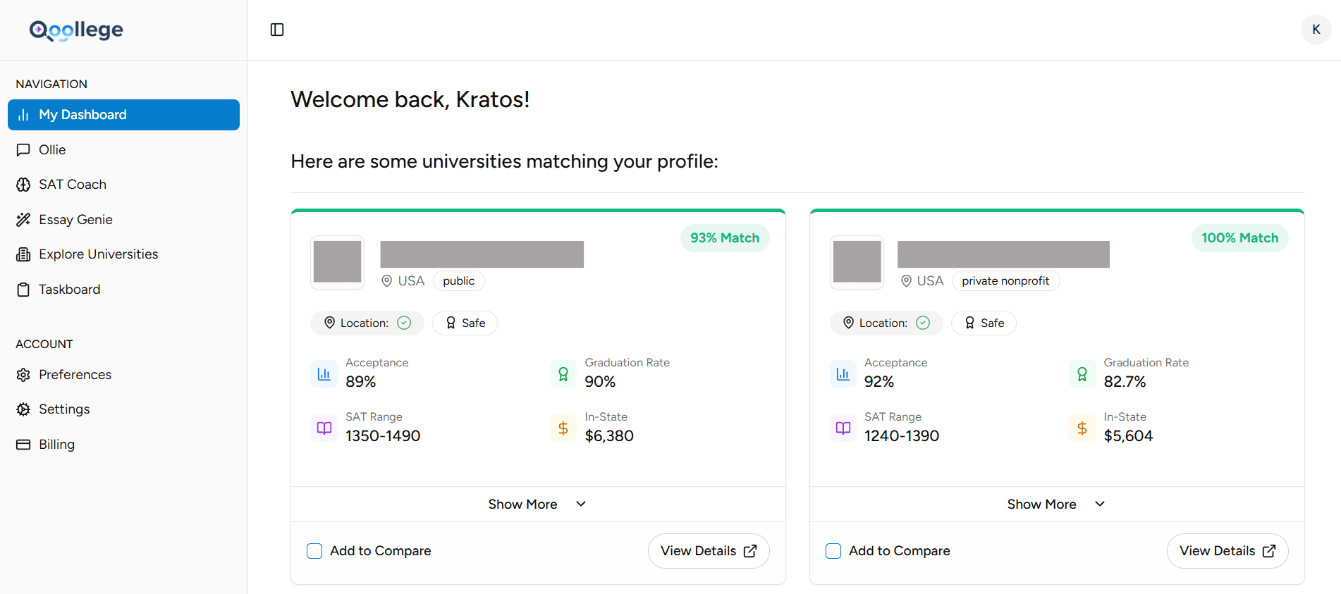 AI-Powered Dashboard